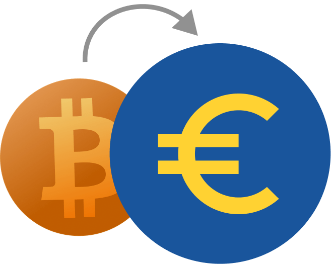 Exchange BTC for EUR